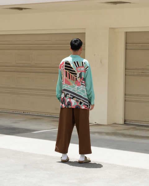 【7/4(土)13:00~販売開始】お笑いスタァ L/S SHIRT / GREEN