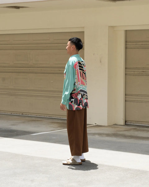 【7/4(土)13:00~販売開始】お笑いスタァ L/S SHIRT / GREEN