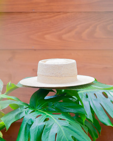 PANAMA HAT (THE PORK PIE×Eanbe) / IVORY