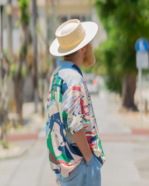 PANAMA HAT (THE PORK PIE×Eanbe) / IVORY