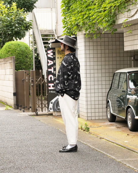 【7/4(土)13:00~販売開始】琉球爬竜船競漕 L/S SHIRT / BLACK