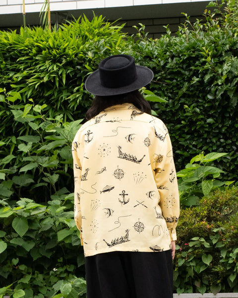 【7/4(土)13:00~販売開始】琉球爬竜船競漕 L/S SHIRT / YELLOW