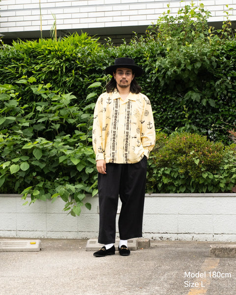 【7/4(土)13:00~販売開始】琉球爬竜船競漕 L/S SHIRT / YELLOW