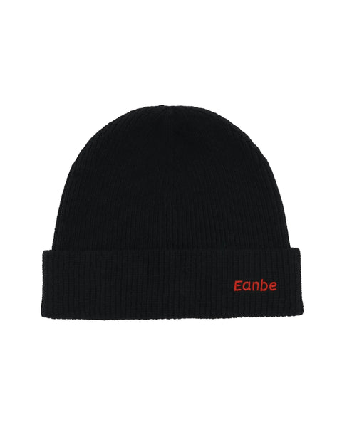 LOGO KNIT CAP / Black