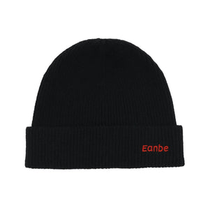 LOGO KNIT CAP / Black