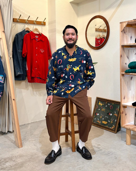 DARK HORSE L/S SHIRT / NAVY