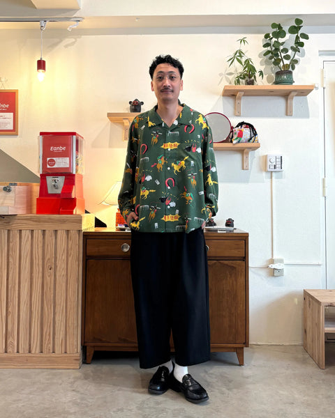 DARK HORSE L/S SHIRT / GREEN