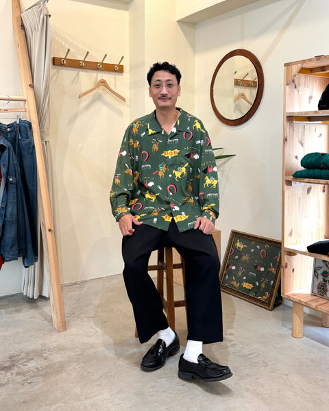 DARK HORSE L/S SHIRT / GREEN