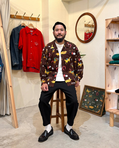 DARK HORSE L/S SHIRT / BROWN