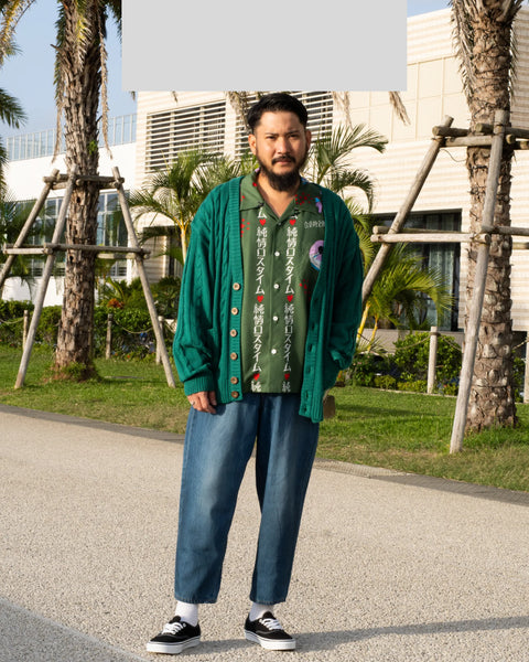 純情ロスタイム L/S SHIRT / GREEN