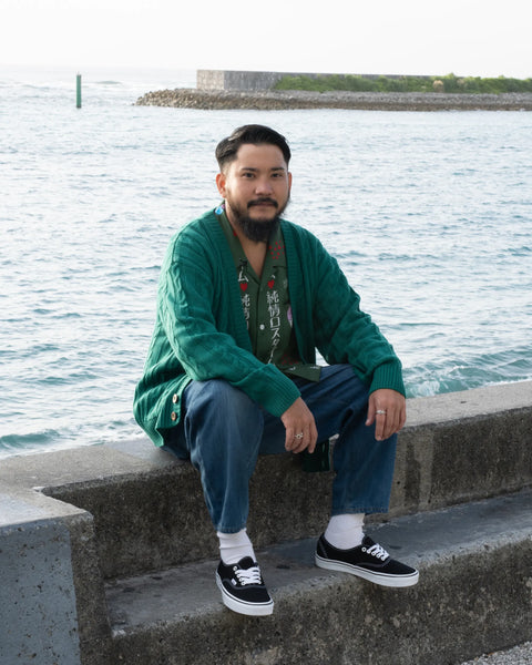 純情ロスタイム L/S SHIRT / GREEN