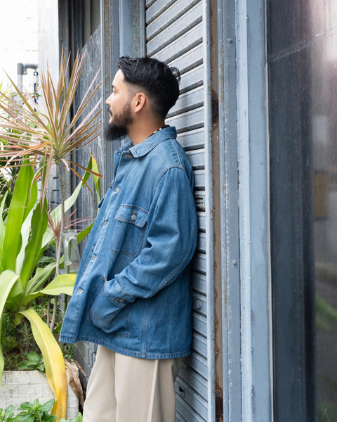 Denim Coverall / BLUE