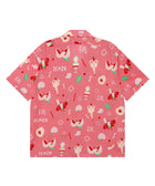 Eanbe PEACH PINK アロハシャツの背面デザイン
