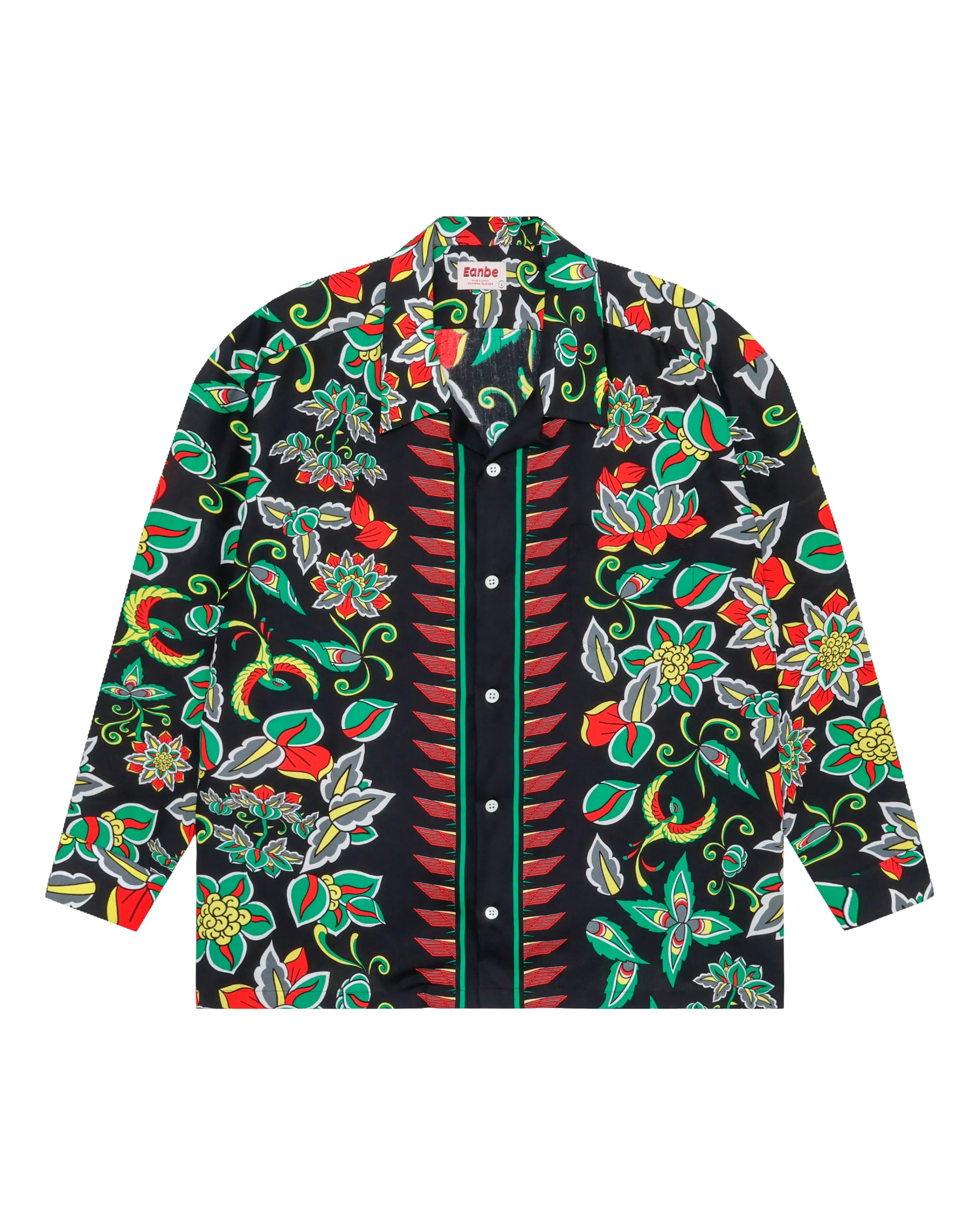 Eanbe 桃源花 SHIRT / BLACK 桃源花 L/S SHIRT / BLACK – Eanbe