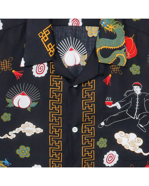拉麺 L/S SHIRT / BLACK