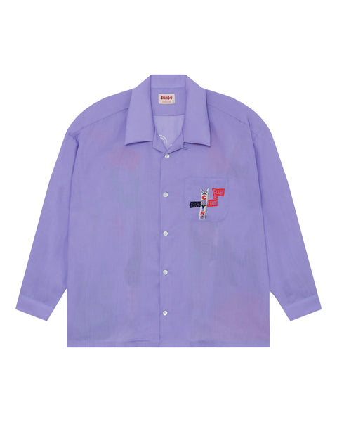 CRYING COUNTRY CLUB L/S SHIRT / PURPLE