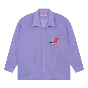 CRYING COUNTRY CLUB L/S SHIRT / PURPLE