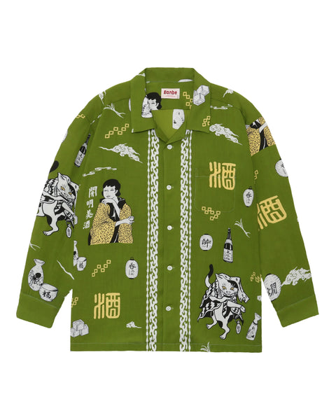 SAKE L/S Shirt / Green