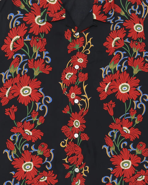 【7/4(土)13:00~販売開始】LAKUEN ROSE L/S SHIRT / BLACK
