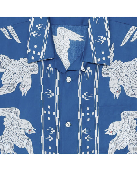 WATARIDORI L/S SHIRT / BLUE