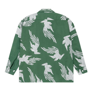 WATARIDORI L/S SHIRT / GREEN