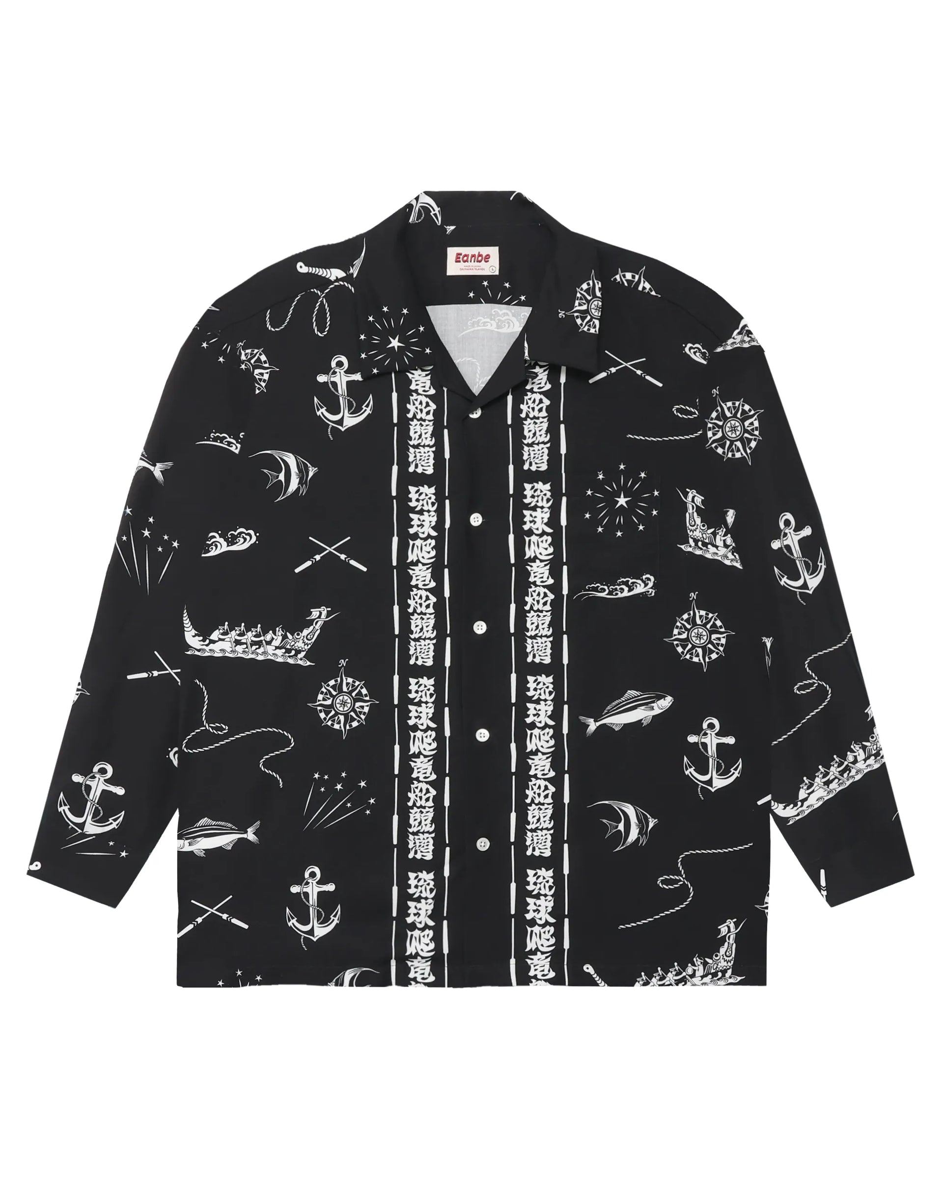 琉球爬竜船競漕 L/S SHIRT / BLACK – Eanbe