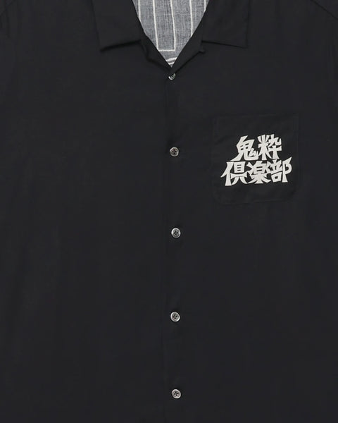 鬼粋俱楽部 L/S SHIRT / BLACK