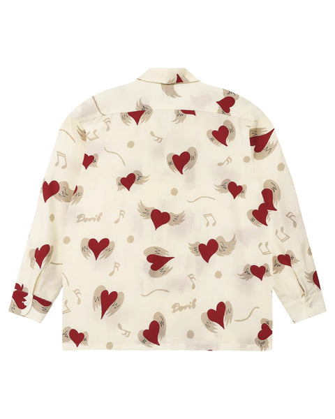【7/4(土)13:00~販売開始】愛狂 L/S SHIRT / CREAM