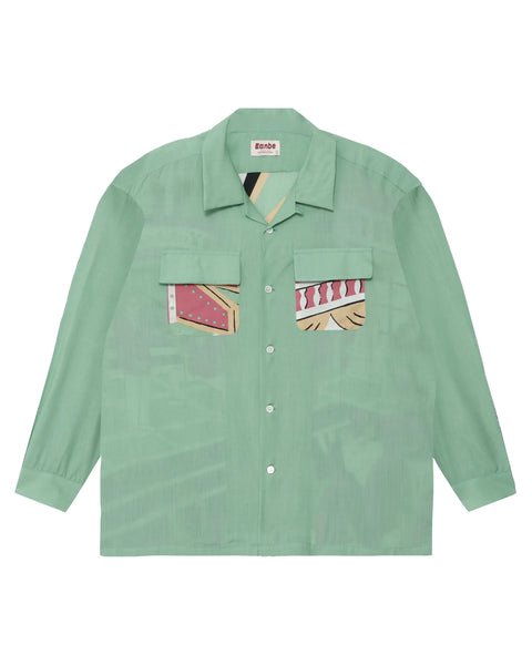【7/4(土)13:00~販売開始】お笑いスタァ L/S SHIRT / GREEN