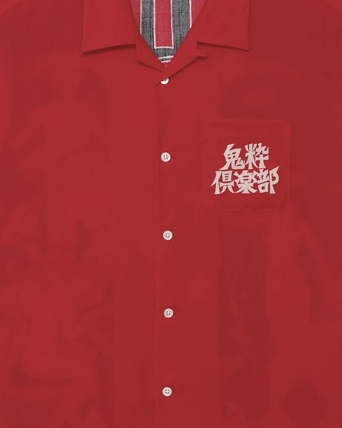 鬼粋俱楽部 L/S SHIRT / RED