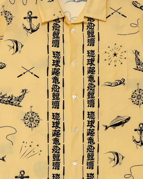【7/4(土)13:00~販売開始】琉球爬竜船競漕 L/S SHIRT / YELLOW