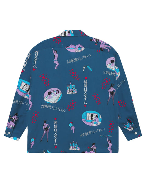 純情ロスタイム L/S SHIRT / NAVY
