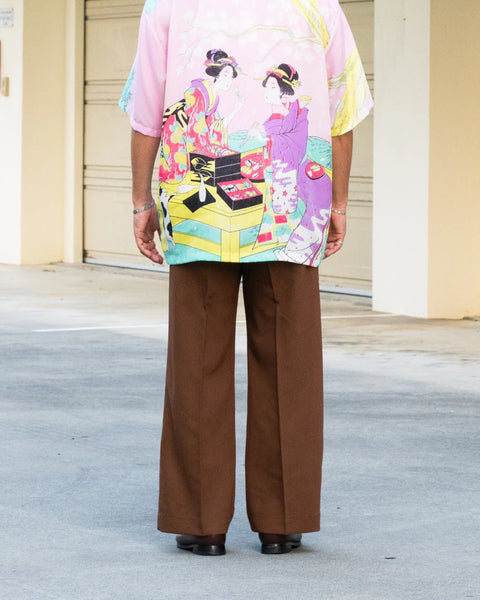 LOOSE BOY SLACKS / BROWN