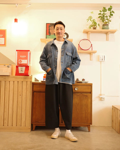 Denim Coverall / BLUE