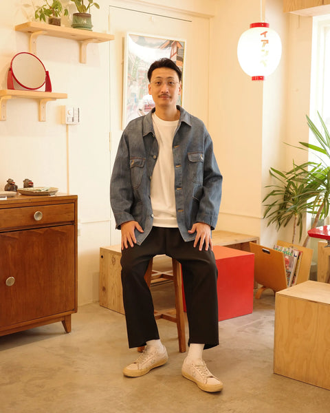 Denim Coverall / BLUE
