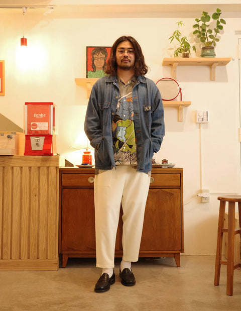 Denim Coverall / BLUE