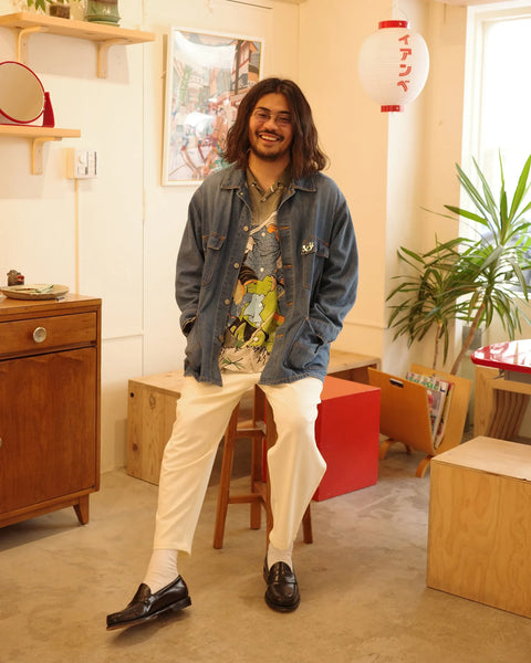 Denim Coverall / BLUE