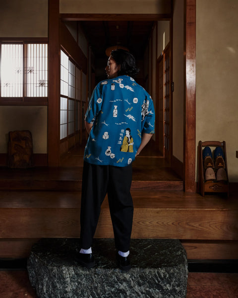 eanbe アロハシャツ SAKE SAKE / GREEN – Eanbe