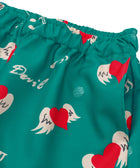 Eanbe ハート 緑 ショートパンツ 物撮り画像