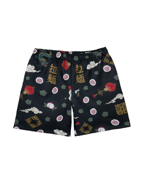 拉麺 SHORT PANTS / BLACK