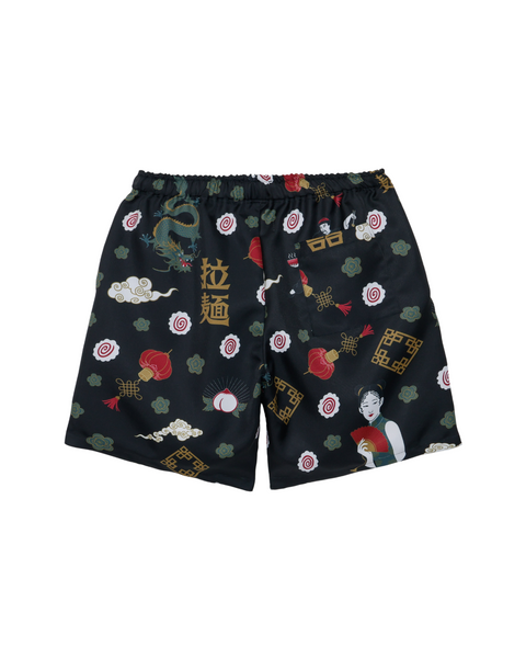 拉麺 SHORT PANTS / BLACK – Eanbe