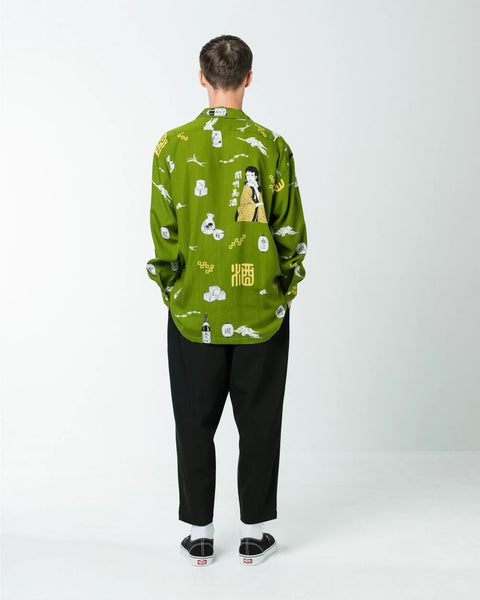 SAKE L/S Shirt / Green