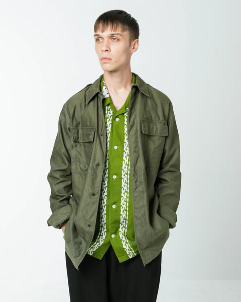 eanbe アロハシャツ SAKE SAKE L/S SHIRT / GREEN – Eanbe