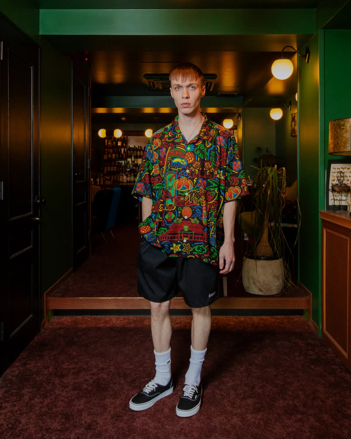 LOGO SHORT PANTS / BLACK – Eanbe LOGO SHORT PANTS / BLACK – Eanbe