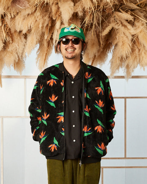Aloha Fleece JACKET / 極楽鳥花
