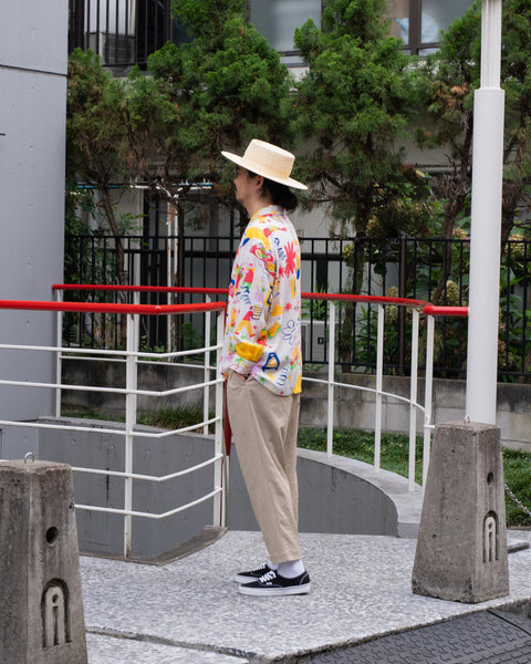 【8/16(日) 13:00~ 販売開始】BUENO CHICKEN L/S SHIRT / WHITE