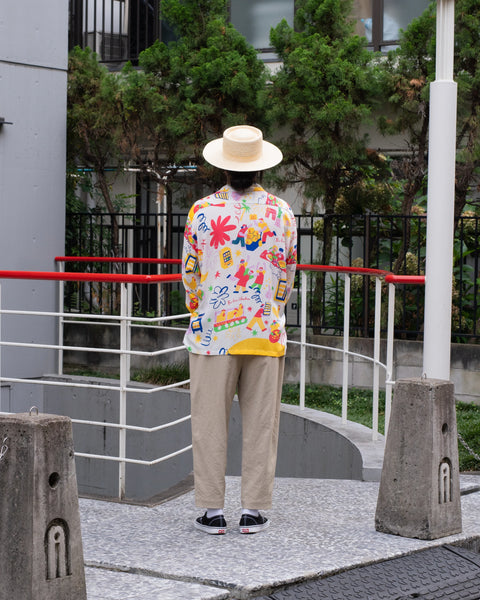 【8/16(日) 13:00~ 販売開始】BUENO CHICKEN L/S SHIRT / WHITE