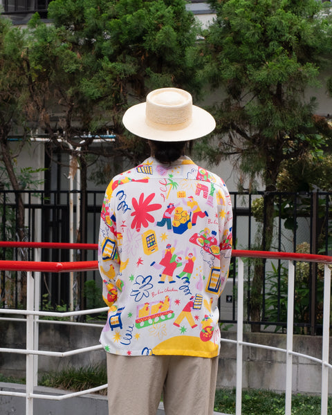 【8/16(日) 13:00~ 販売開始】BUENO CHICKEN L/S SHIRT / WHITE