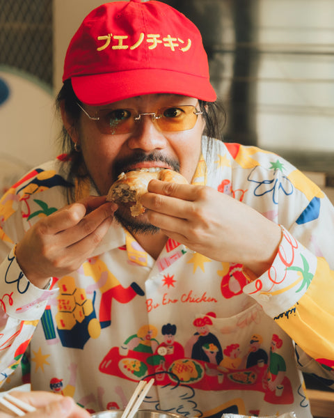 【8/16(日) 13:00~ 販売開始】BUENO CHICKEN L/S SHIRT / WHITE