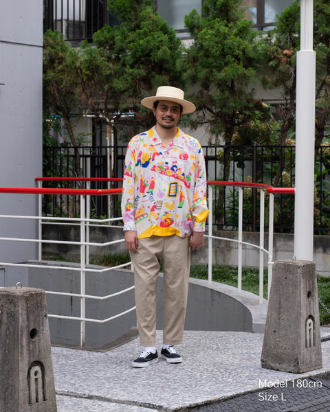 【8/16(日) 13:00~ 販売開始】BUENO CHICKEN L/S SHIRT / WHITE